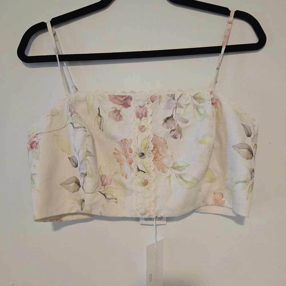 Caroline Constas Cream Two-Piece Set - Picture 4 of 6
